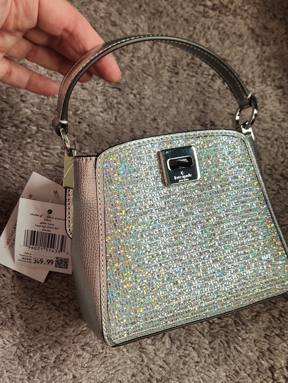 Kate Spade Phoebe Glitter Mini Bag